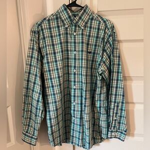 Men's Plaid Button-Down Shirt